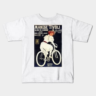 MANEGE TIVOLI Ride a Tivoli Bicycle Cycles Vintage French Advertisement Kids T-Shirt